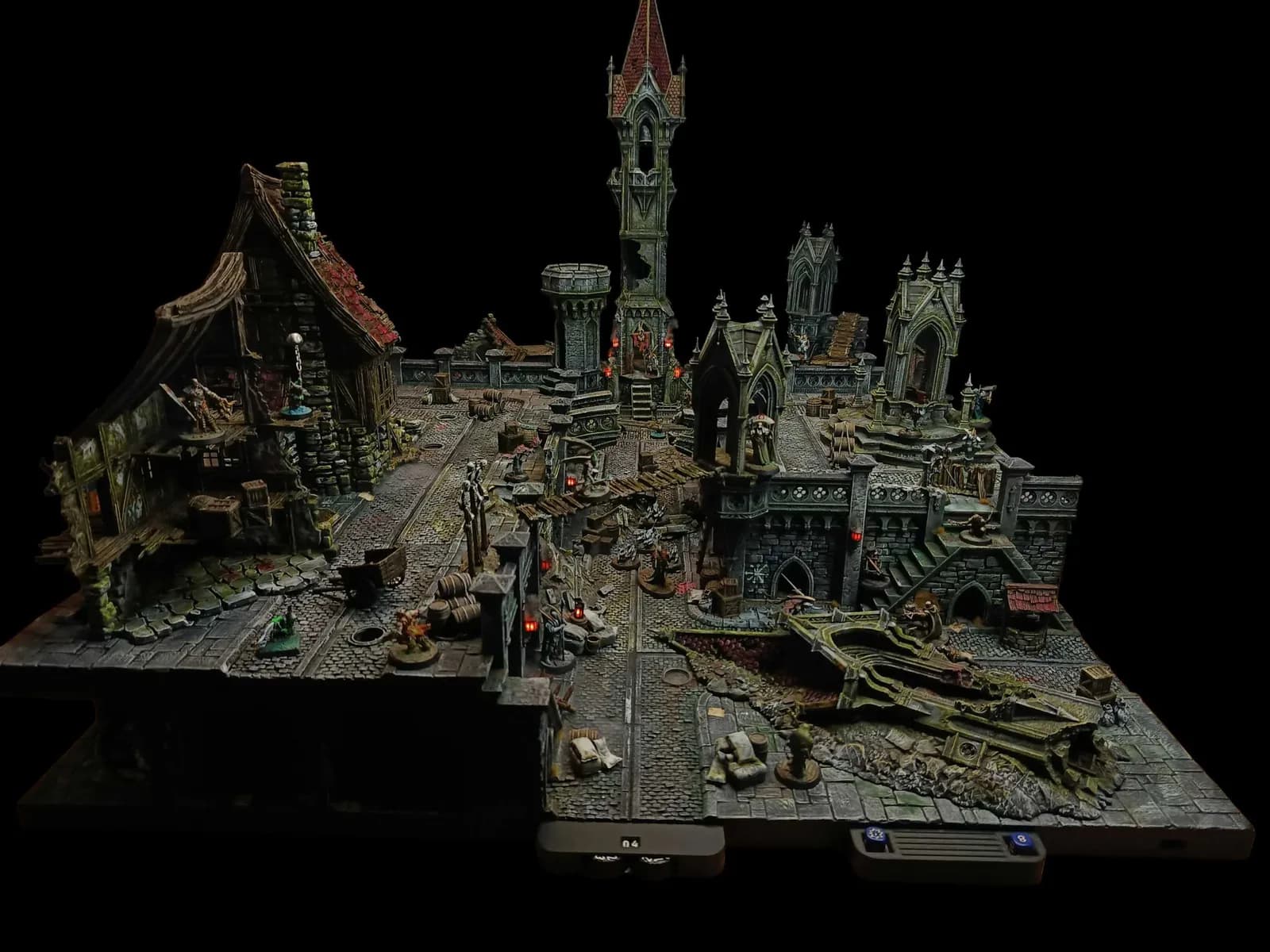 Livraison du bourg – une table Castelombre garnie d’accessoires, Poil de Grim