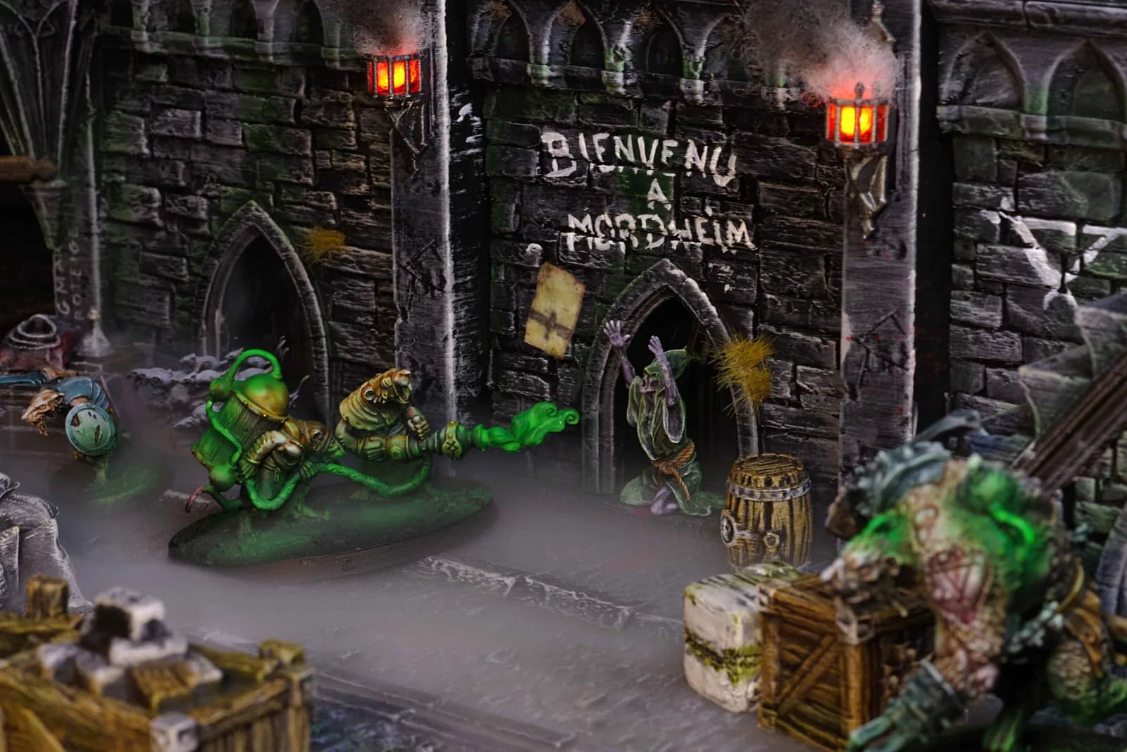 Bienvenu à Mordheim — décors lumineux