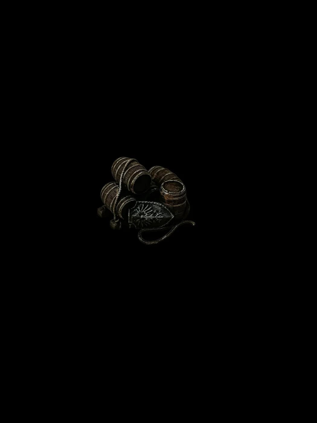 Un bouclier oublié – décor imprimé en 3D par Poil de Grim