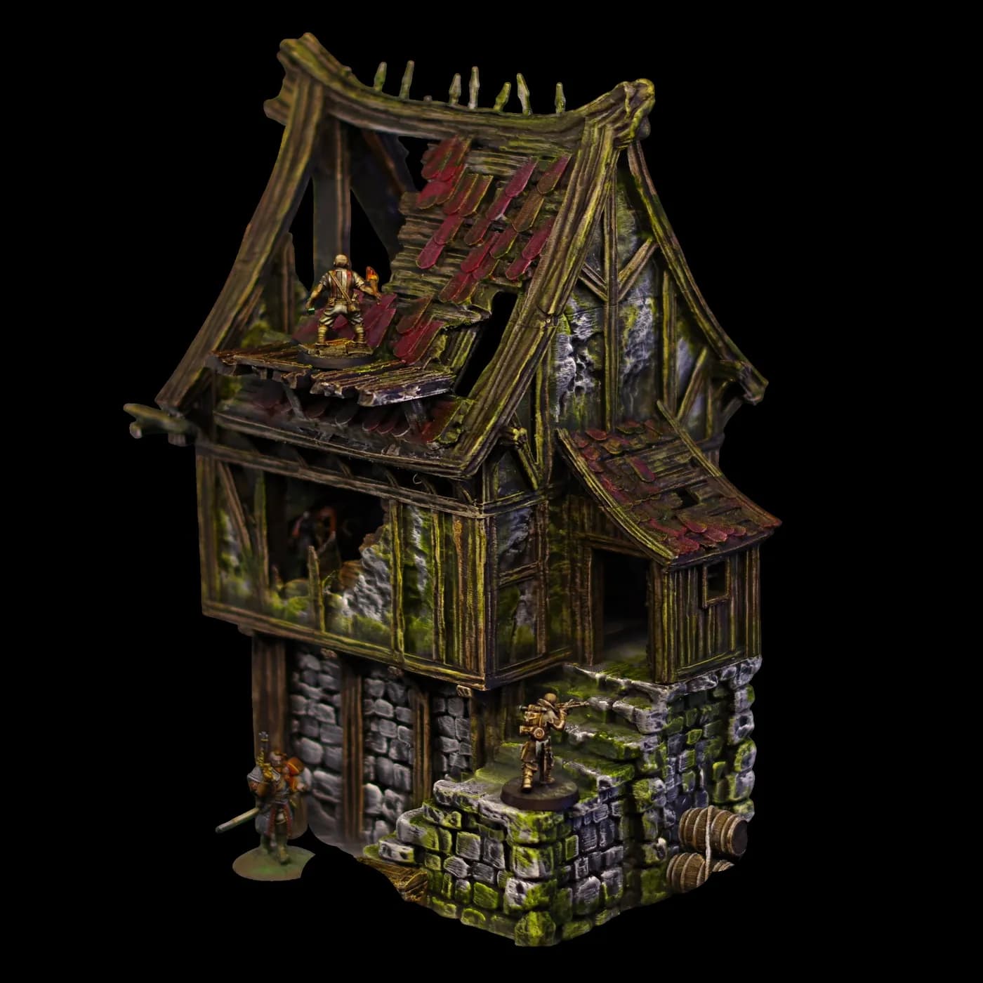 La maison du boucher – décor imprimé en 3D par Poil de Grim