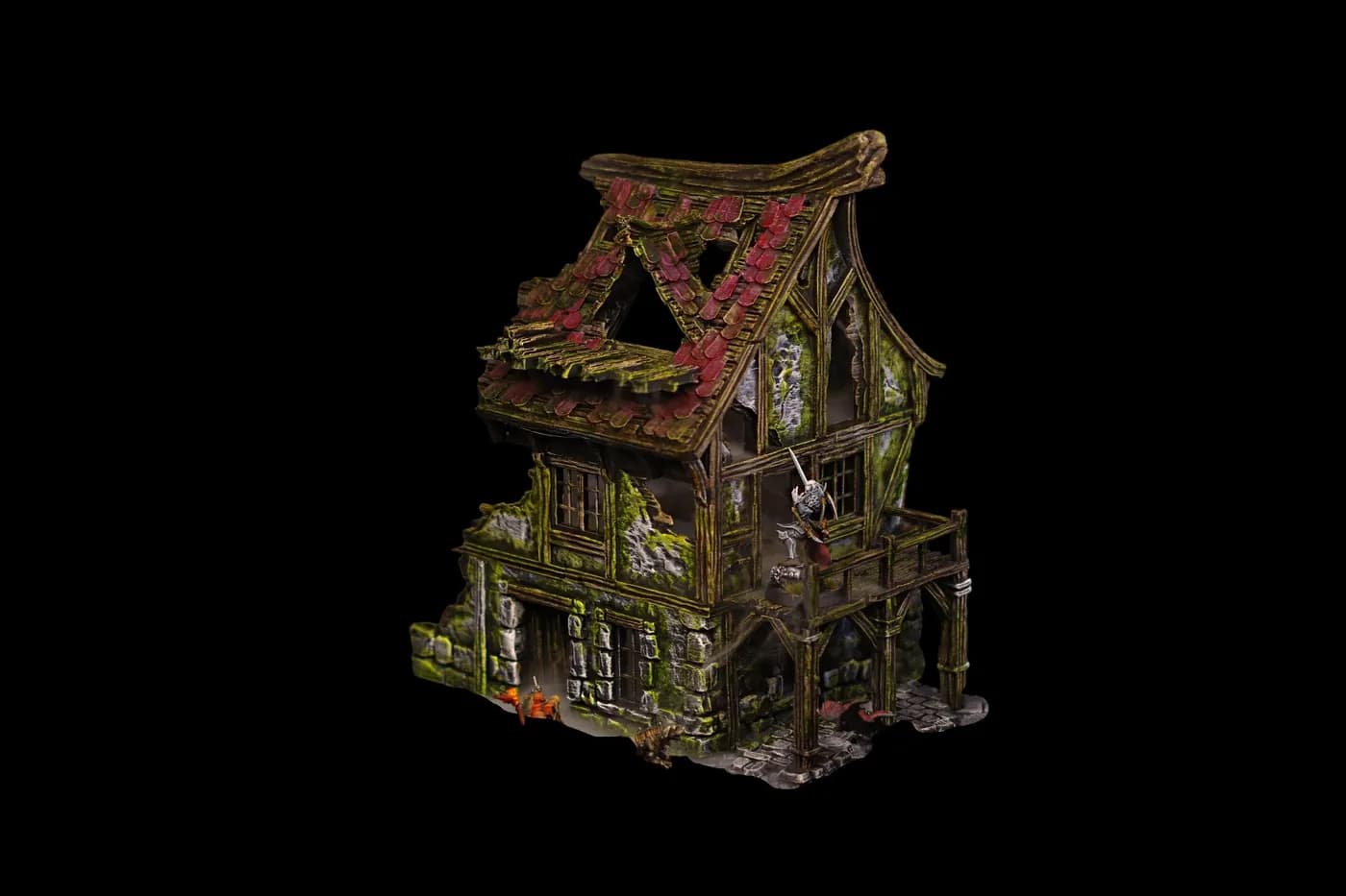 Un pied à terre seigneurial – décor imprimé en 3D par Poil de Grim
