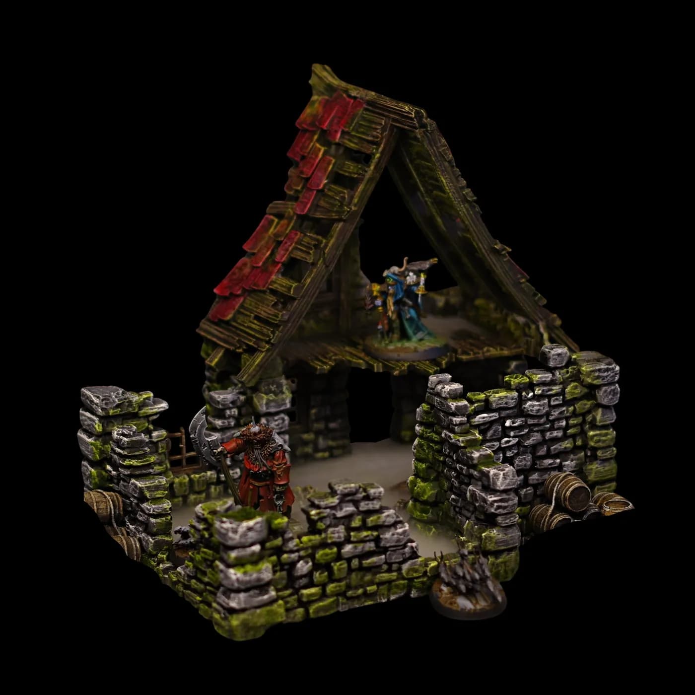 La taverne du chagrin – décor imprimé en 3D par Poil de Grim