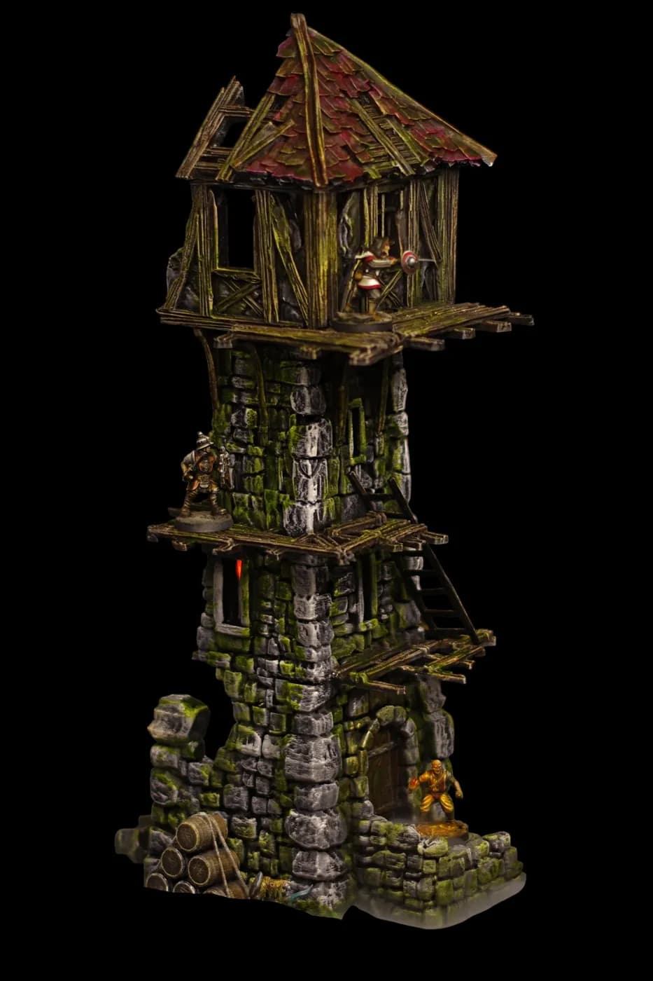 La tour branlante – décor imprimé en 3D par Poil de Grim