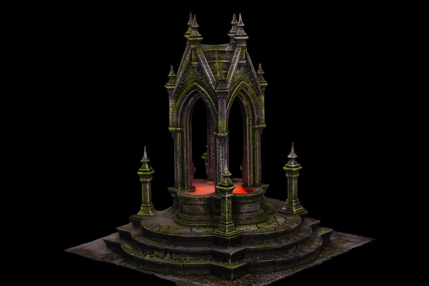 Le puits des larmes – décor imprimé en 3D par Poil de Grim