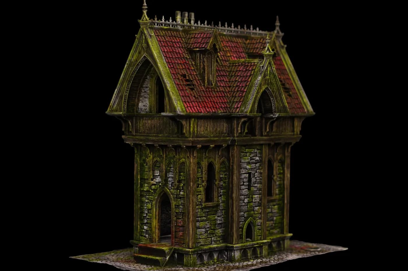 La petite maison dans la cité – décor imprimé en 3D par Poil de Grim