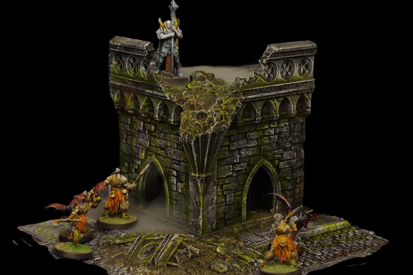 Un croisement inquiétant – décor imprimé en 3D par Poil de Grim