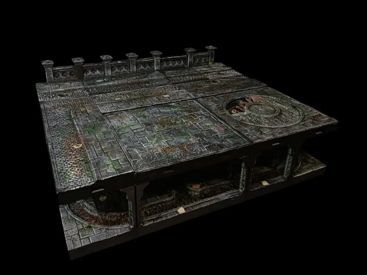 Le réveil de la ville souterraine – décor imprimé en 3D par Poil de Grim