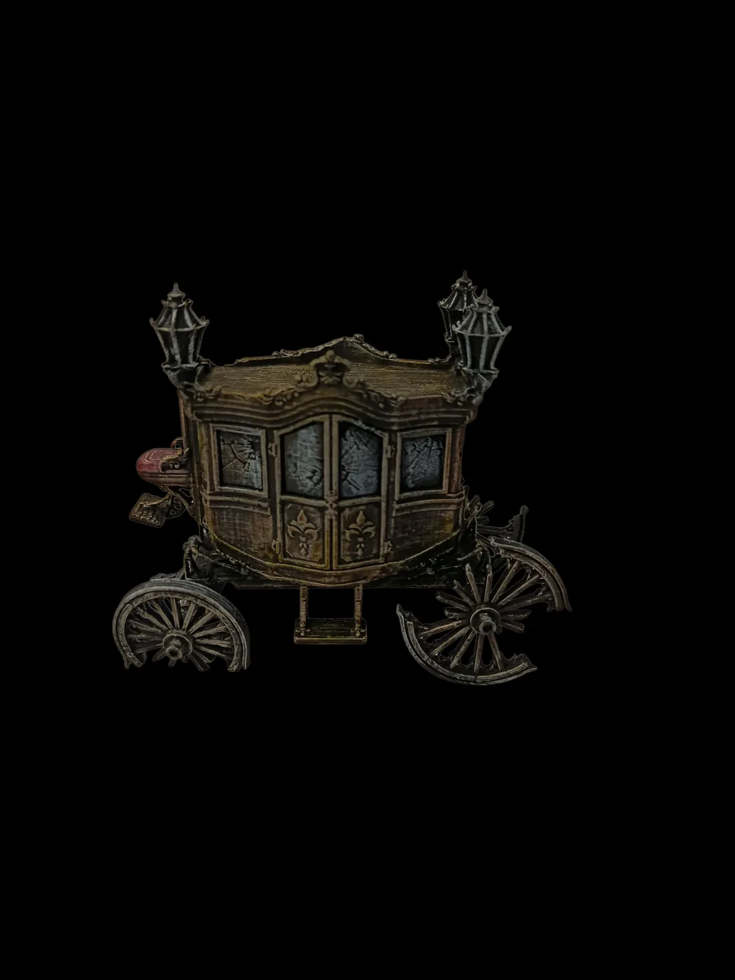 Un accident de la route – décor de table de jeu pour figurines imprimé en 3D par Poil de Grim