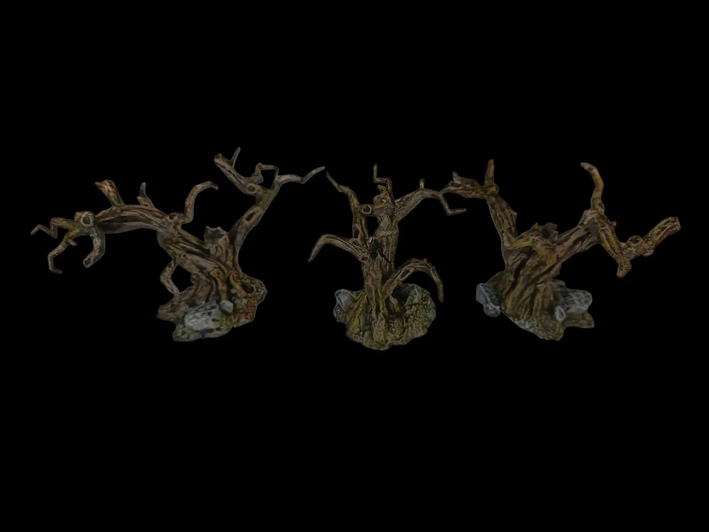 La forêt des angoissés – décor de table de jeu pour figurines imprimé en 3D par Poil de Grim