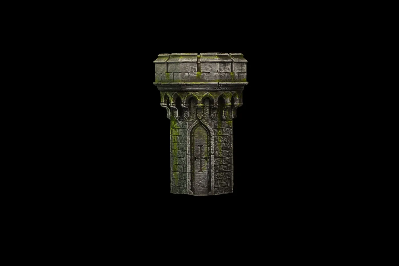 Refuges sur les remparts – décor de table de jeu pour figurines imprimé en 3D par Poil de Grim